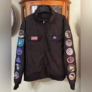 Men’s Bradford Exchange Apollo Moon Space Landing Patch Jacket XL